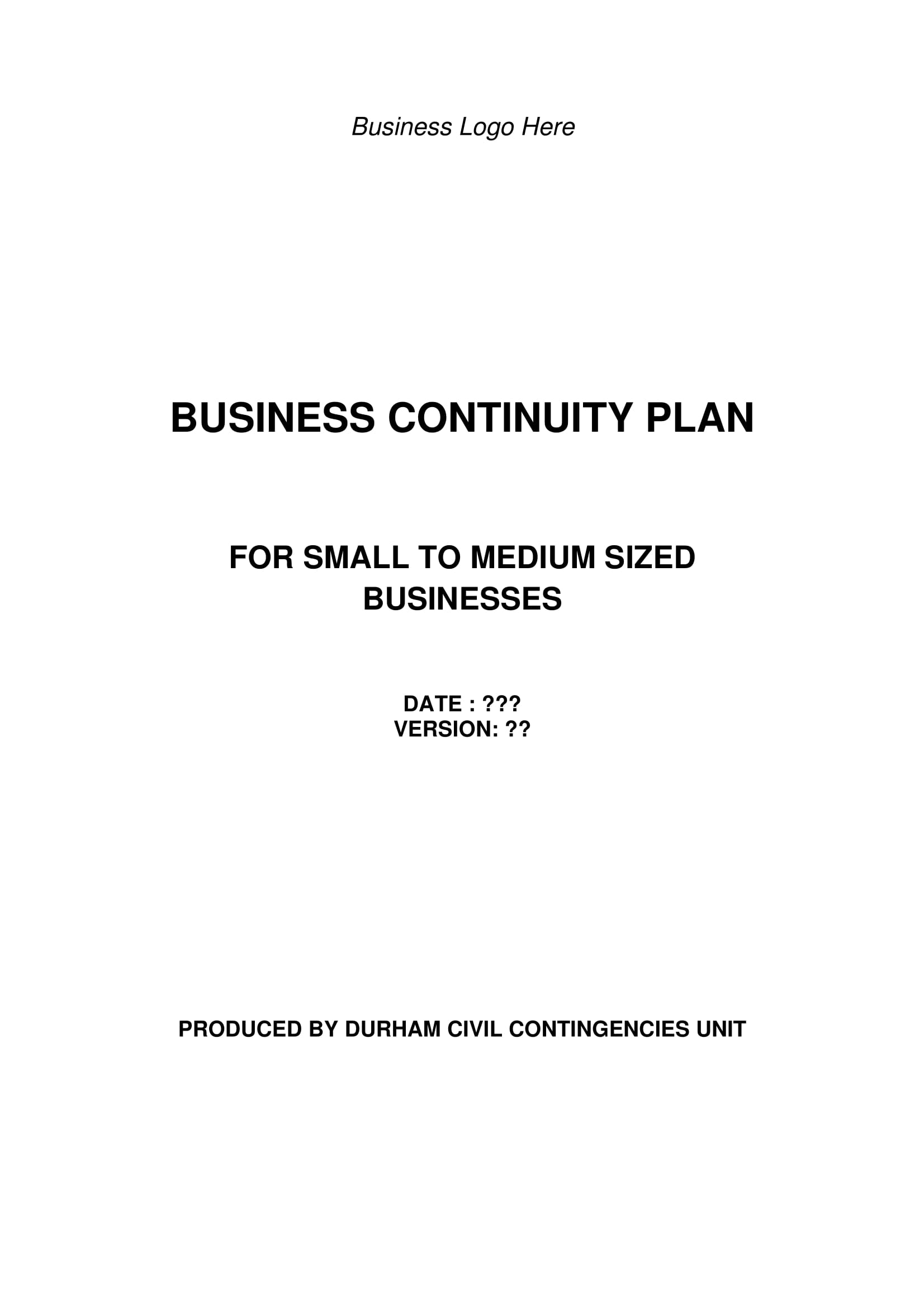 Business Continuation Plans: Essential Components and Common Misconceptions